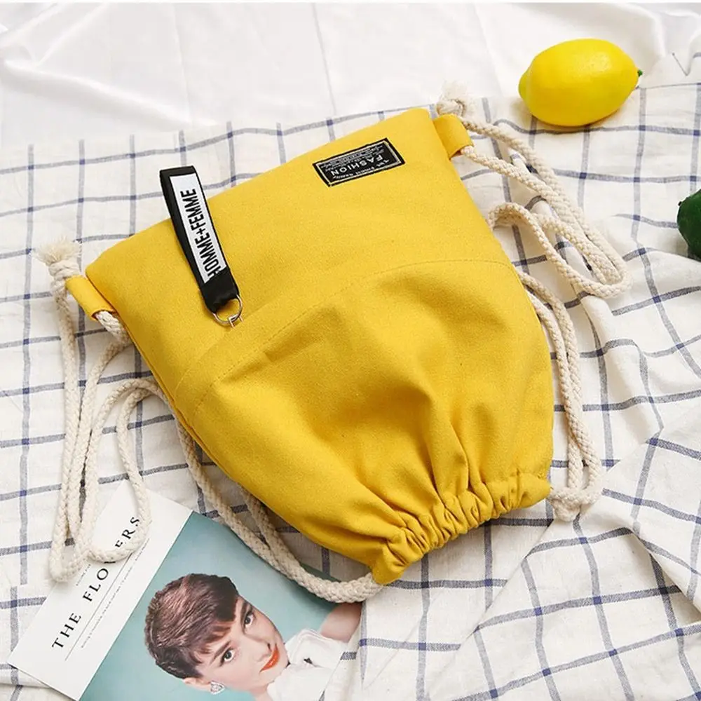 Riding Camping Bundle Pocket Yoga Bags Fitness Bag Travel Bag Canvas Drawstring Bag Drawstring Pocket Outdoor Backpack Knapsack