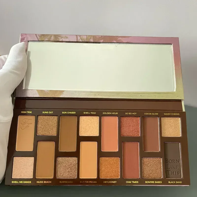 Gute Lidschatten-Palette perlmutt erd farben Lidschatten tragbar glänzend langlebige natürliche Lidschatten Augen Make-up Kosmetik