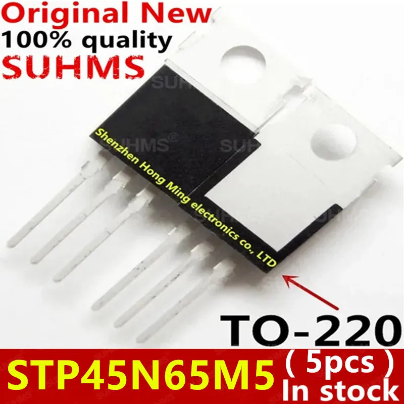 

(5piece)100% New 45N65M5 STP45N65M5 TO-220 Chipset