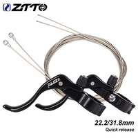 ZTTO Road Bike Brake Lever Road Fixed Gear Deputy Vice Brake Quick Release V Brake Handle QR Lever For 22.2 31.8mm Handlebar