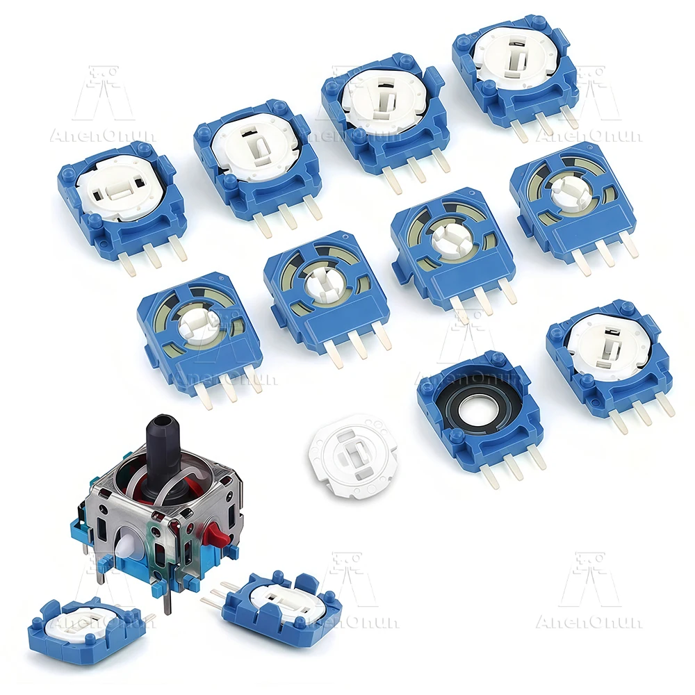 

Original ALPS Joystick 2K3 Ohm Potentiometer for PS5 Controller Replacement Repair Parts 3D Analog Stick Drift Fix Kit - Blue