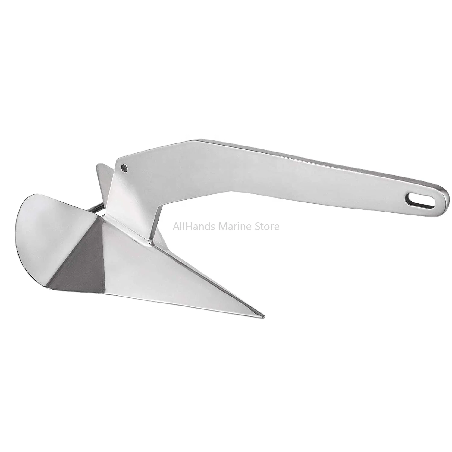Hot Selling Custom Marine Hardware 316 Stainless Steel High Polished Delta Anchor For Boat