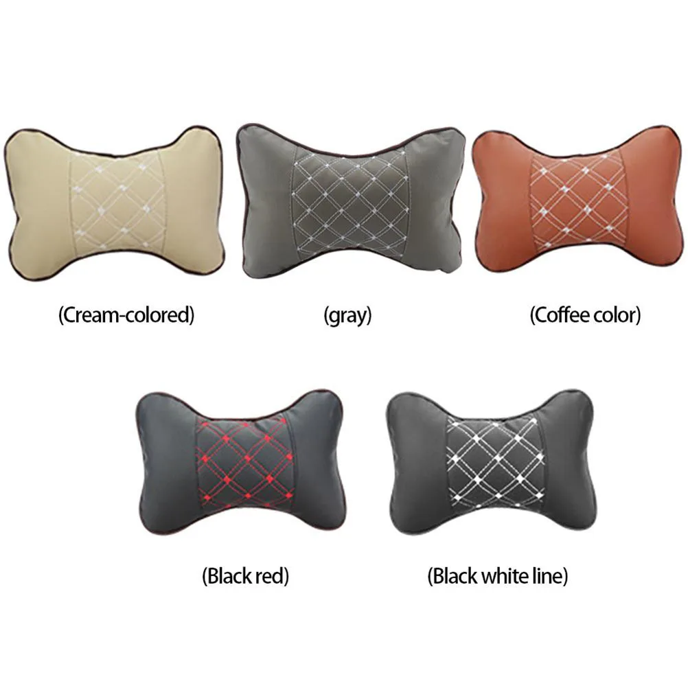 

Car Neck Pillow Ergonomic Support Cushion Breathable Headrest Pad for Driving Relief Neck Pain Orange Car Headrest Pillow