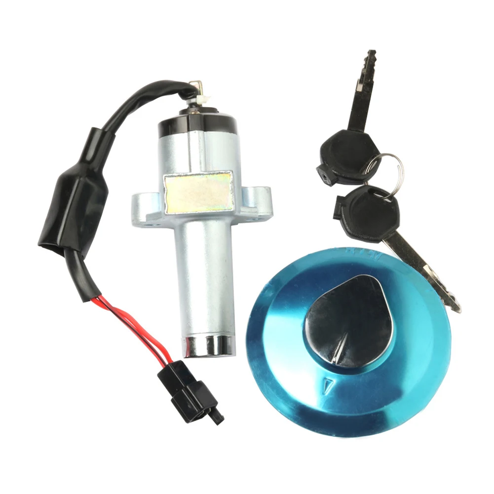 Motorcycle Main Switch Steering Lock for Honda CB125 ACE CB CG XL 125 KYY CB125F Electric Start Switch Tank Cap Key Assy