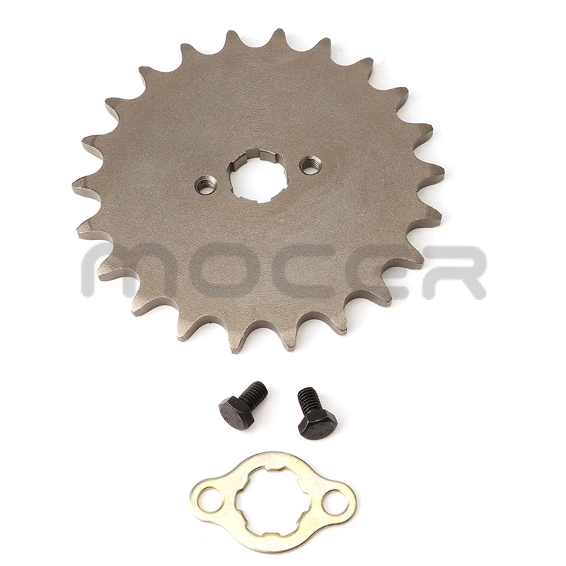 

520# 20MM 22T Front Engine Sprocket for Motorcycle Honda Lifan ZongShen YCF ATV Quad Dirt Pit Bike Buggy - Bicycle Accessories