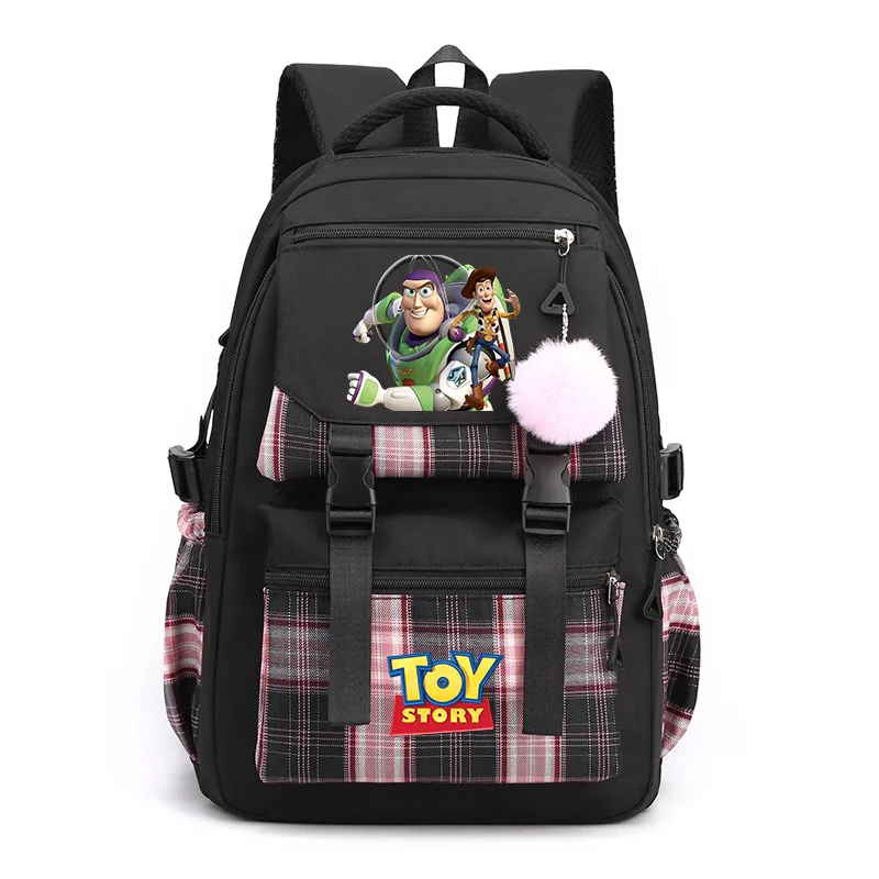 Disney Toy Story Woody Buzz Lightyear Backpack Boys Girls Schoolbag Children Teenager Large capacity Knapsack Travel Rucksack