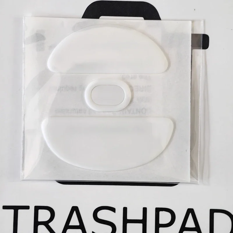 1 Set TRASHPAD PTFE Mouse Skates Feet For Rapoo VT2 2nd Generation VT2 MAX Red Control Mice Glides 0.8mm Anti-sag Design