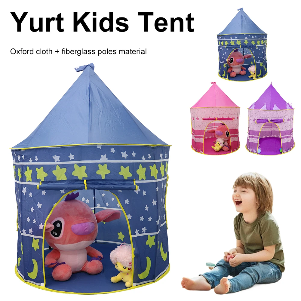 Play Tent for Kids Toddler with Carry Bag Playhouse for Indoor & Outdoor Use Kids Castle Pop Up Tent Birthday Toy for Boys Girls