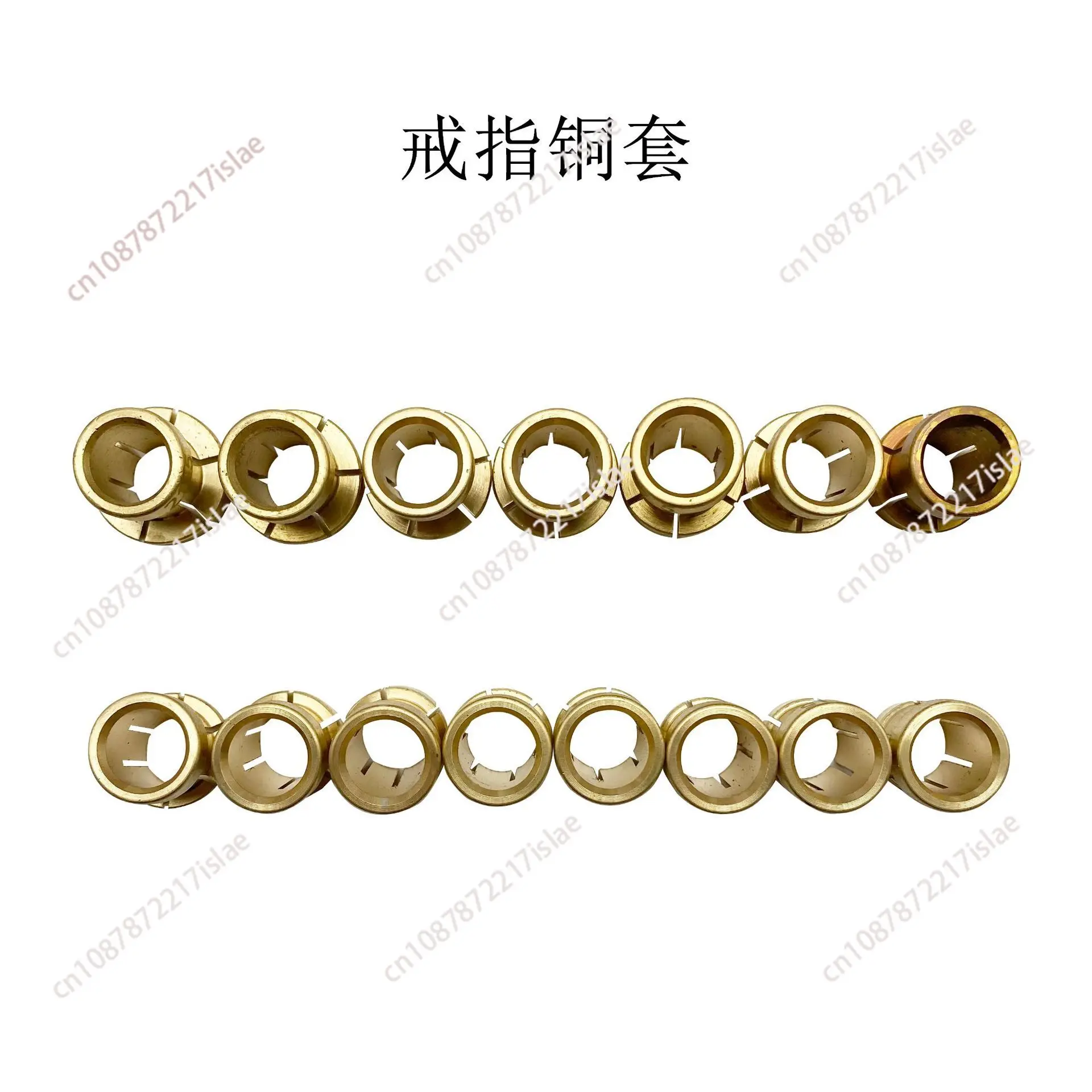 Car flower machine accessories, bracelet clip copper ring clip copper 15-piece set