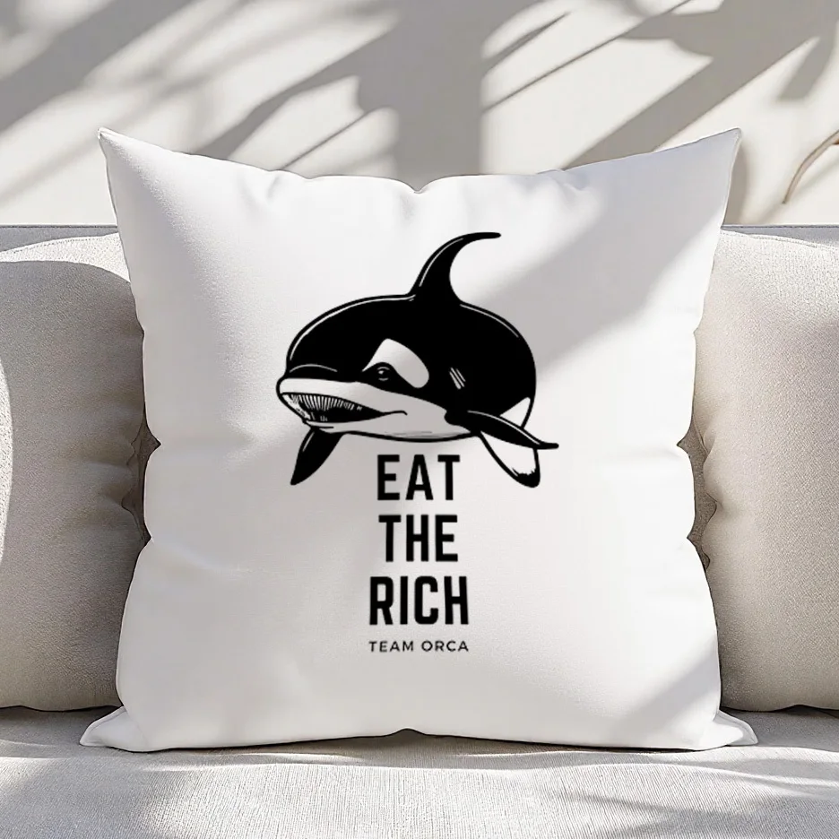 1pcs Short Plush Orca Whale 
