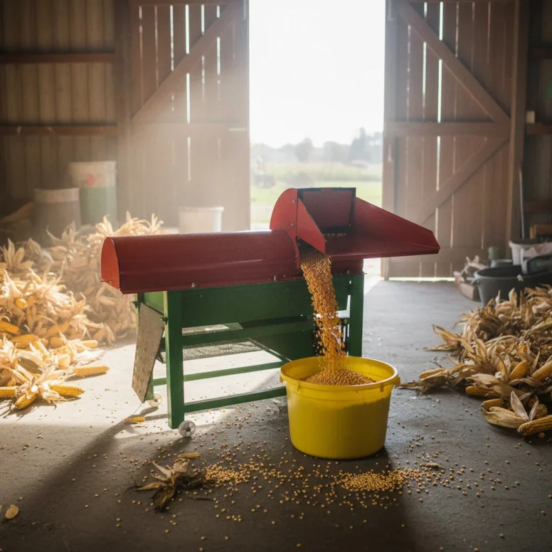 

Easy and convenient household corn thresher：Electric rapid grain thresher