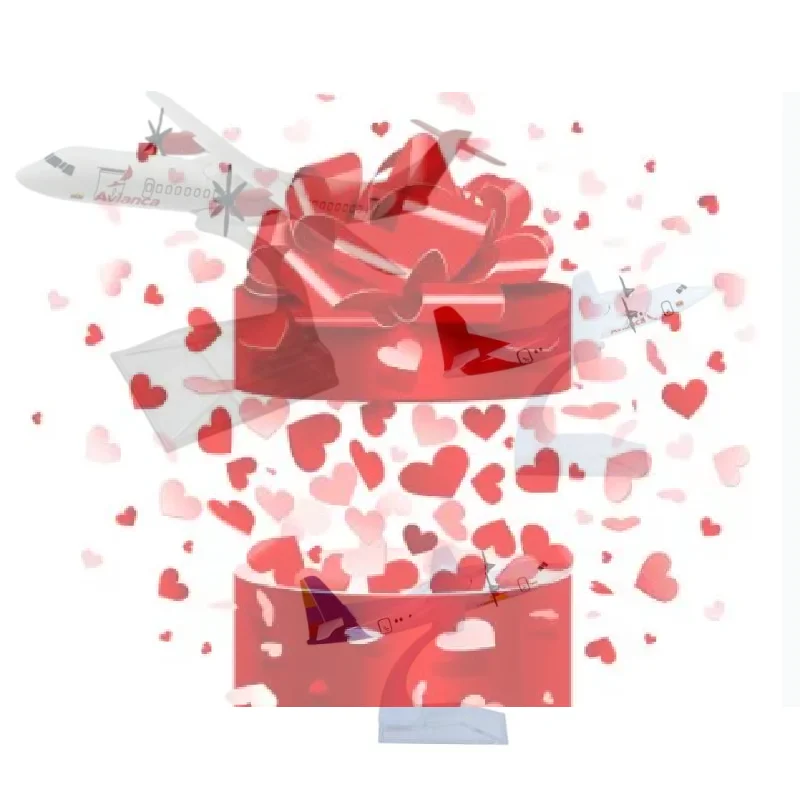 

【BS】1 Set 160/134mm Diecast Alloy ATR FK50 Presidential Aircraft Model With Propellers For Collection Friend Children Gift