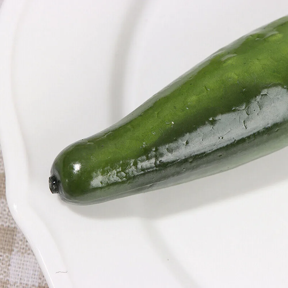E2 3Pcs Simulation Cucumber Kid Simulation Vegetable Toy Realistic No Withering Lifelike Vegetable