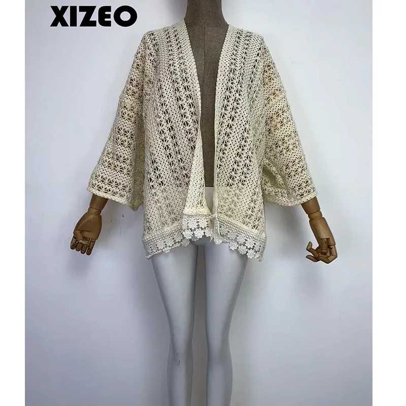 

XIZEO summer fashion Party tassels Elegant Dress Muslim Abaya caftan Robe casual Sexy Ladyleopard print fashion beach kaftan