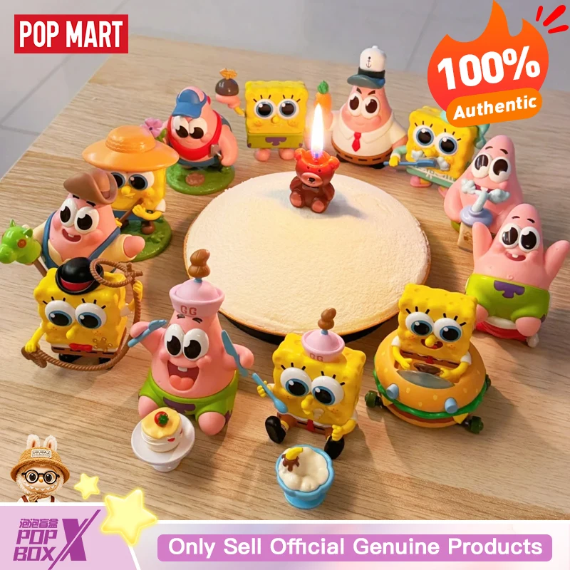 本物のPOPMARTスポンジ・ボブ・スクエアパンツベストフレンズシリーズ