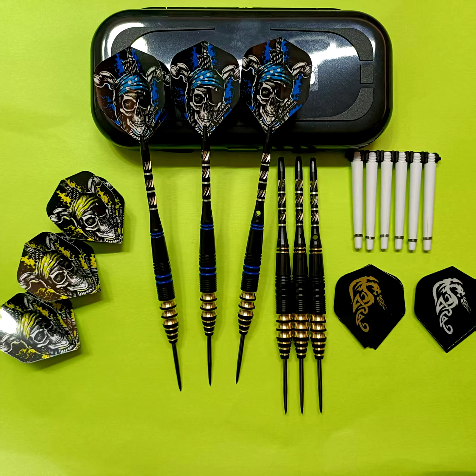 

Professional Darts Set 23g Portable Needle Tipped Darts Accessories for Sports Events Drop-Resistant Design for Target Games