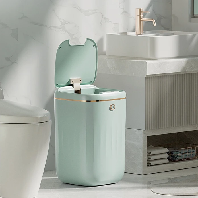 

20-24л датчик для ванной комнаты, электрическая мусорная корзина для спальни, умный мусорный бак, автоматическая водонепроницаемая корзина для переработки для гостиной, кухни, новинка