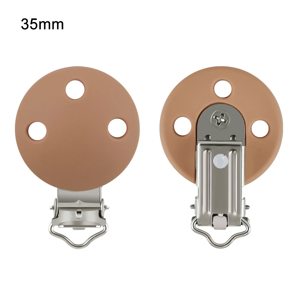 Kovict Nieuwe 10-100 stuks 30/35mm Ronde Vorm Siliconen Clips DIY Tas Hoed Keten Sleutelhanger houder Klemmen Sieraden Handgemaakte Accessoires