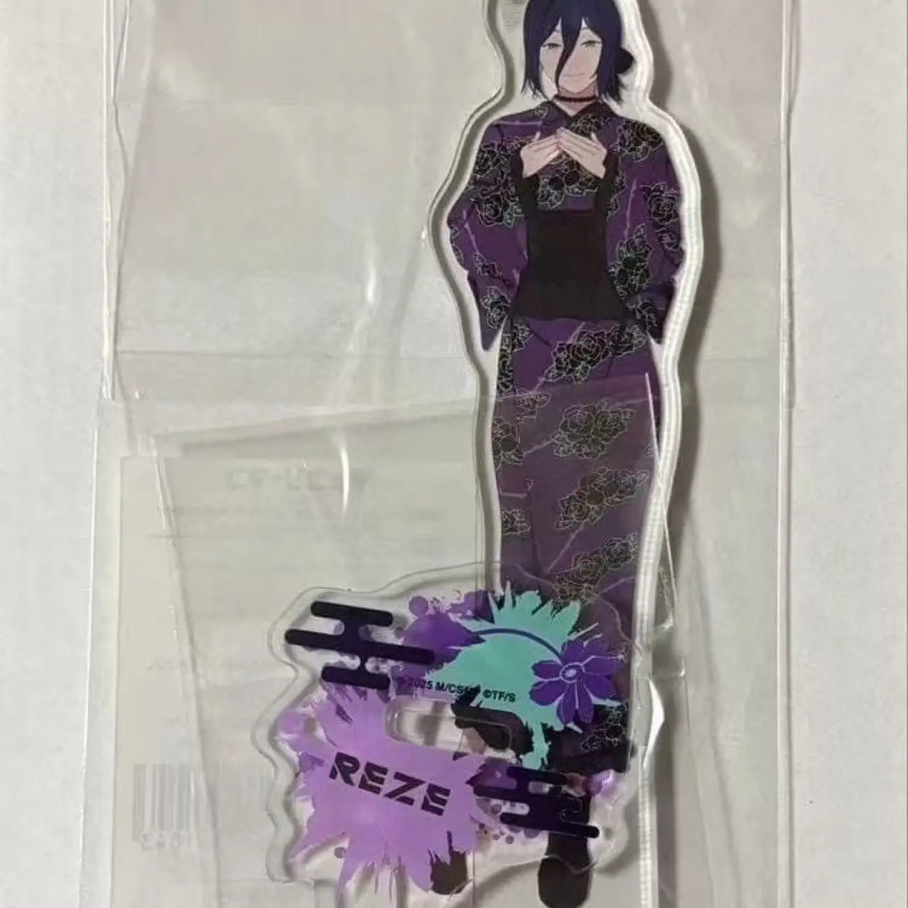 

3,93-дюймовый аниме «Человек с бензопилой» — фильм:Reze Arc Peripherlas Reze Фигурка Кимоно Акриловая подставка Осенний фестиваль Yukata Rezes Toys