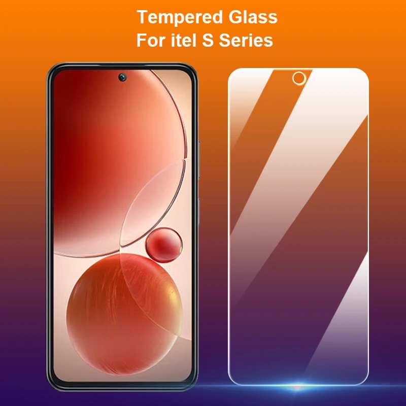 For iTel S25 S24 S23 S18 S17 Pro Tempered Glass 9H 2.5D Premium Screen Protector Protection Film