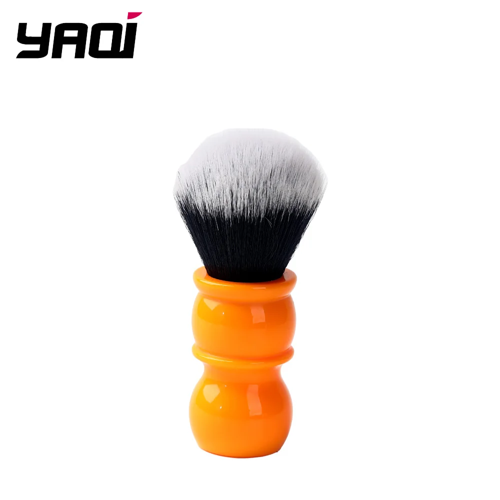 

Yaqi 24mm Soft Synthetic Hair Good Tuxedo Knot Orange Handle Shaving Brushes