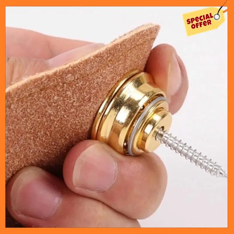

AD08-6Pcs Gold Guitar With Nail Tail Nail Electric Guitar Anti-Slip Large Guitar Accessories With Lock