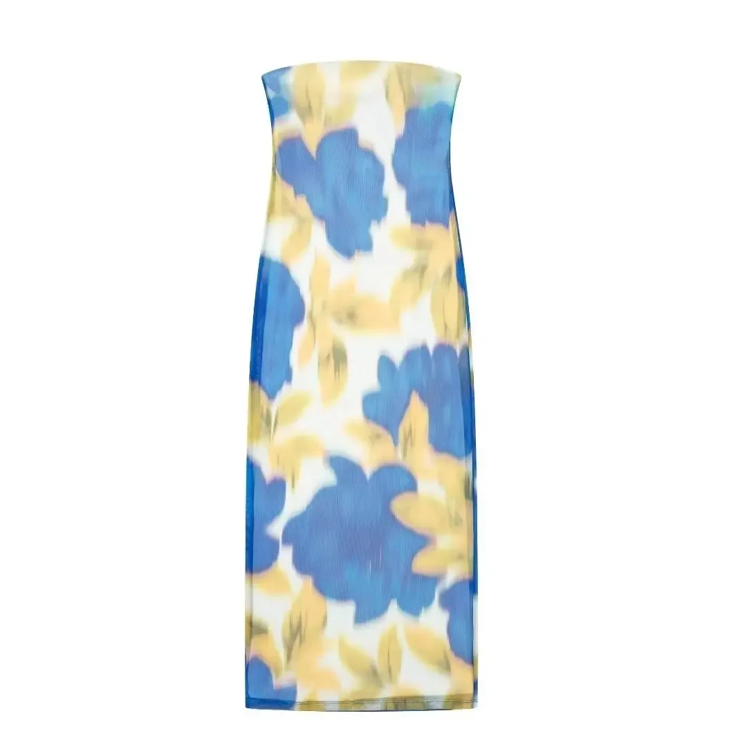 

Женское платье без рукавов, длинное платье-топ из тюля с принтом Джокера в стиле ретро, 2024