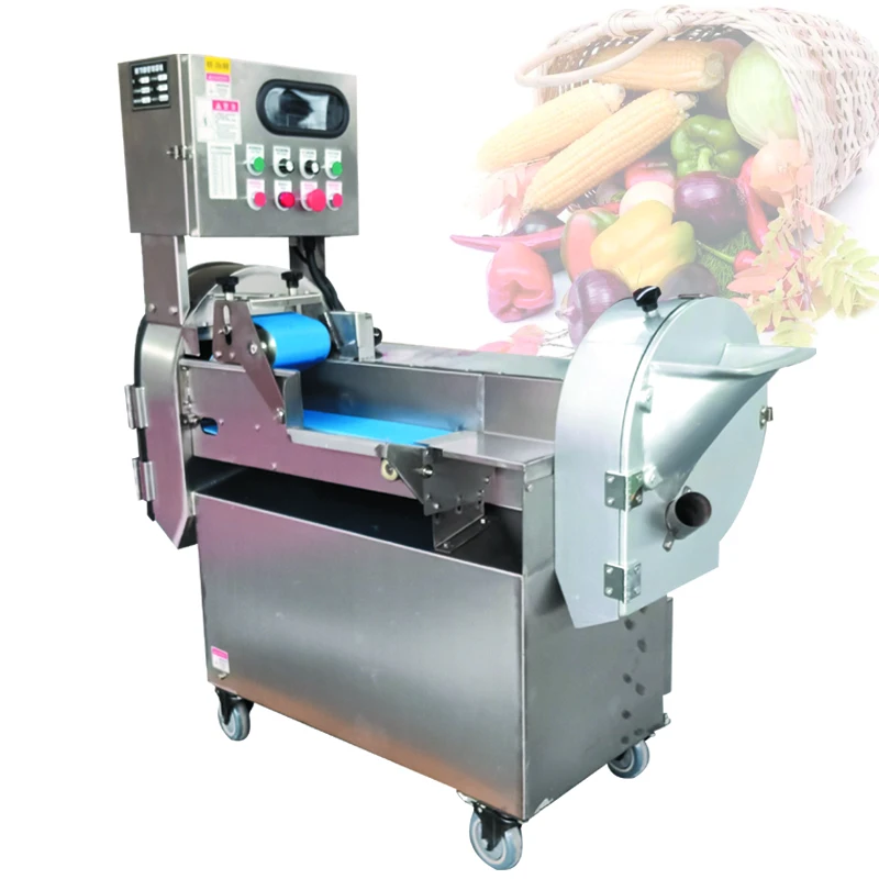 Catering Commercial Vegetable Cutting Equipment Slice Shred Dice Segment For Canteen Restaurant Vegetable Cutter Machine