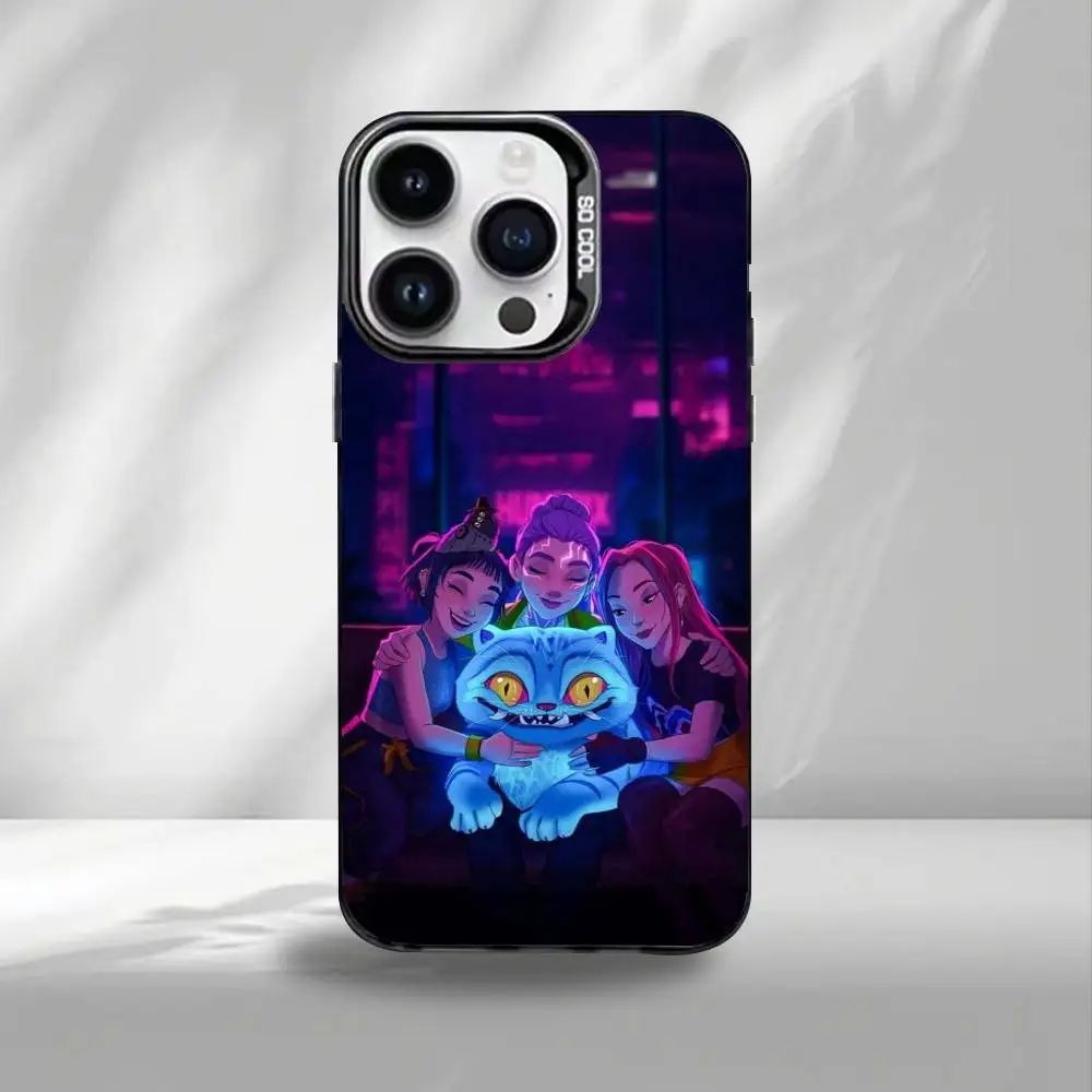 K-KPop D-Demon H-Hunters  Phone Case For iPhone17,16,15,14,13,12,11 Plus,Pro Max Black Candy Matte Shockproof Cover