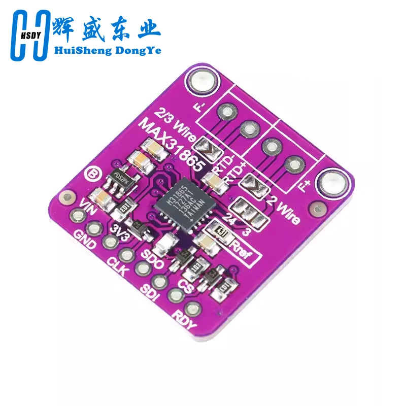 MAX31865 PT100 to PT1000 RTD-to-Digital Converter Board Temperature Thermocouple Sensor Amplifier Module 3.3V/5V For Arduino