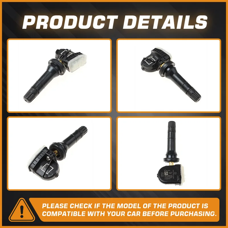 TPMS For Chevy Silverado DRW Chevy Colorado 2017-2019 Chevy Trax Chevy Spark 2016-2020 Chevy Equinox 2016 Tire Pressure Sensor