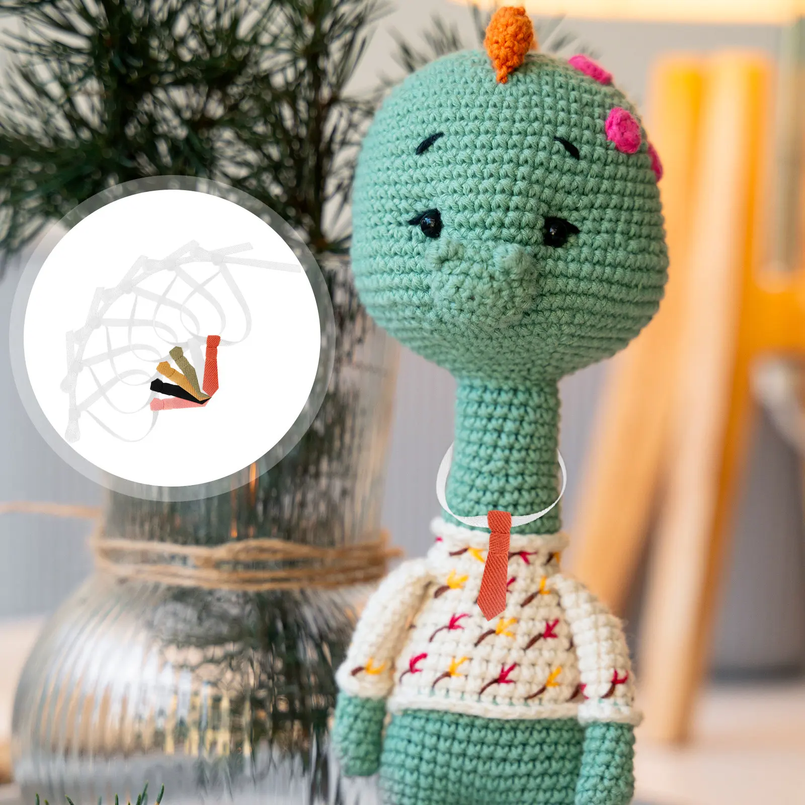 

Набор из 6 мини-галстуков-бабочек для кукол BJD 12 см: модные аксессуары для костюмов, нарядов для косплея и кукольных домиков