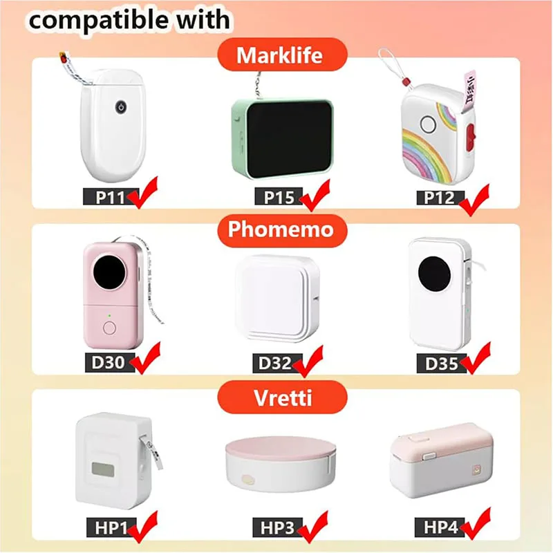 Fita de etiqueta térmica gradiente 12x40mm, colorida, autoadesiva, rolo de papel para impressão, à prova d'água, presente, nome, preço doméstico