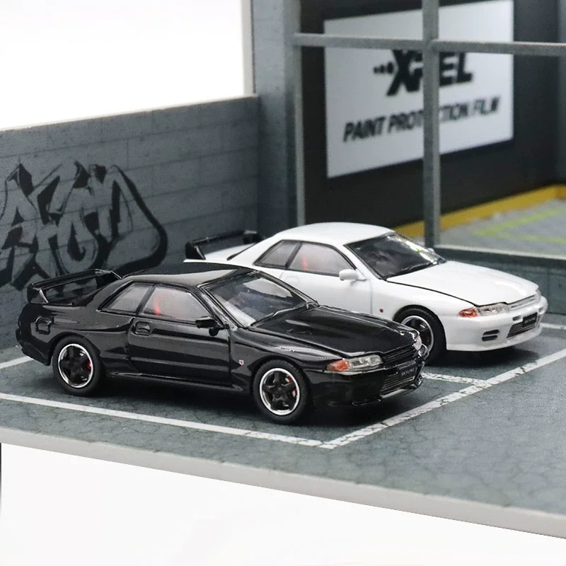

Литая модель автомобиля Nissan GTR R32 COOLART в масштабе 1:64, Игрушечная модель автомобиля для фанатов, коллекционный подарок для взрослых, сувенирная Коллекционная выставка