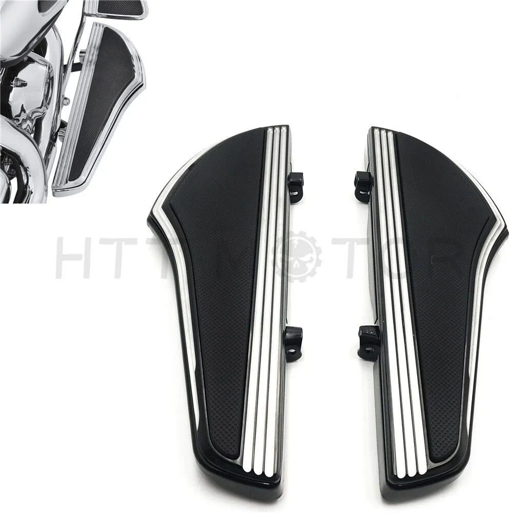 Front Driver Footboard for Harley Davidson Road King 2009-2013/Trike 2000-2017/Softail2000-2019 Tour Motorcycle Parts Shark Fin