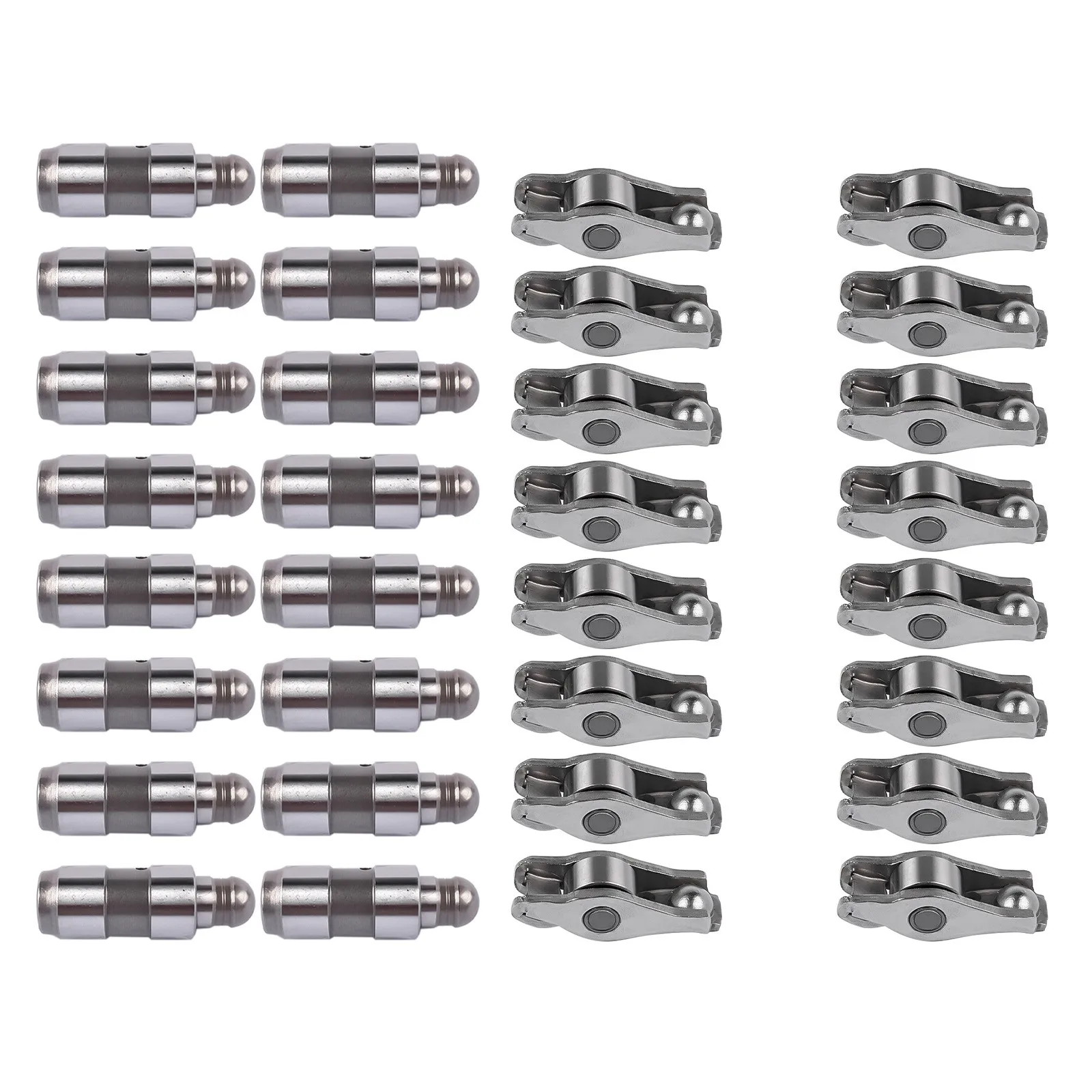 AP01 16x Hydraulic Lifters + 16x Rocker Arms for Mazda 3 6 CX-3 CX-5 CX-30 MX-5 12-24 P301-12-100, P30112100, PE01-12-130, PE0112130