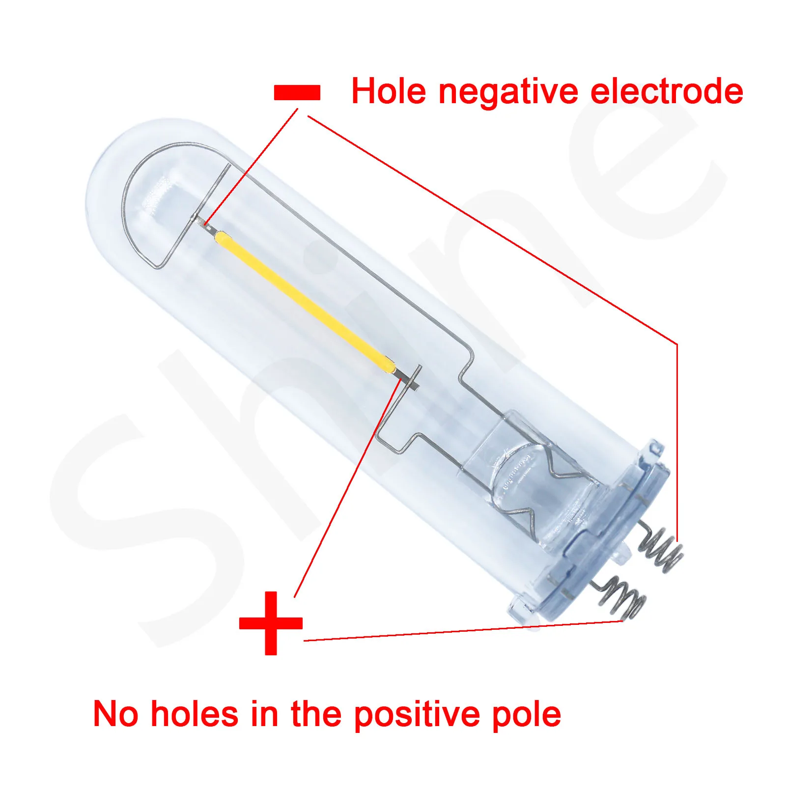 DC3V LED COB Edison Bulb Light Source Lamp Tube Solar Outdoor lighting Plastic Bulb Light Source Filament Lamp 3000K Accessories