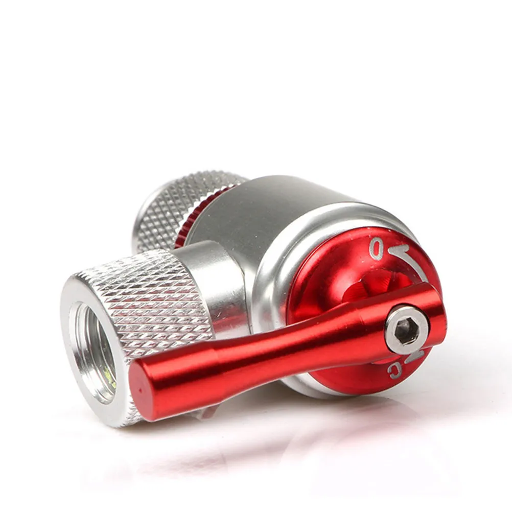 

Mini Tire Pump Aluminum Alloy Co2 Emergency Ball Inflator 16G Gas Bottle French Nozzle Click Inflate Bike