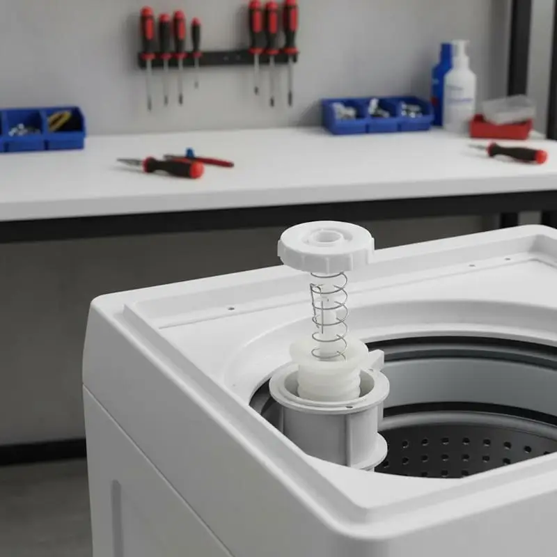 Ideal Replacement Accessory Washing Machine Drain Valve Rubber Packing Set with Spring Pull Rod for Home Washer Repair Use