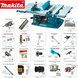 Makita Parts Rotor Insert Board Gear Box Shell Cutting Guide Plate  Bevel Gauge Outer Shaft Assembly For Makita Bench Saw MLT100