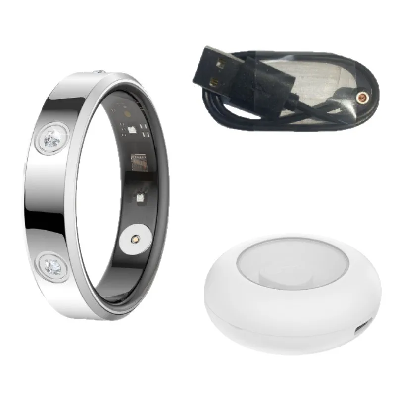6.3Mm smart ring blood oxygen heart rate variability pressure physiological cycle family care sleep exercise monitoring