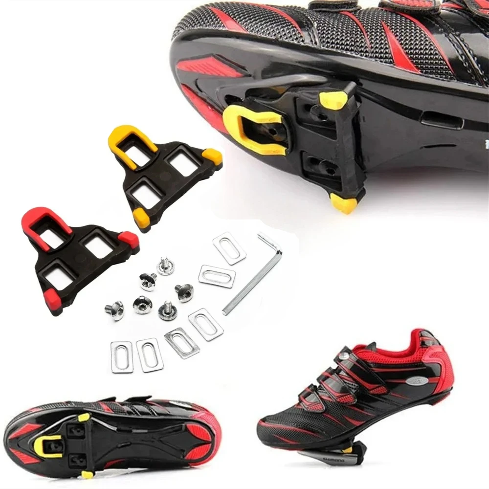 Road Bike Pedal Cleat SPD SL Bicycle Pedals Plate Clip Self-locking for SHIMANO Float Pedal Cleats Cycling Shoes Bike Accessory view 2