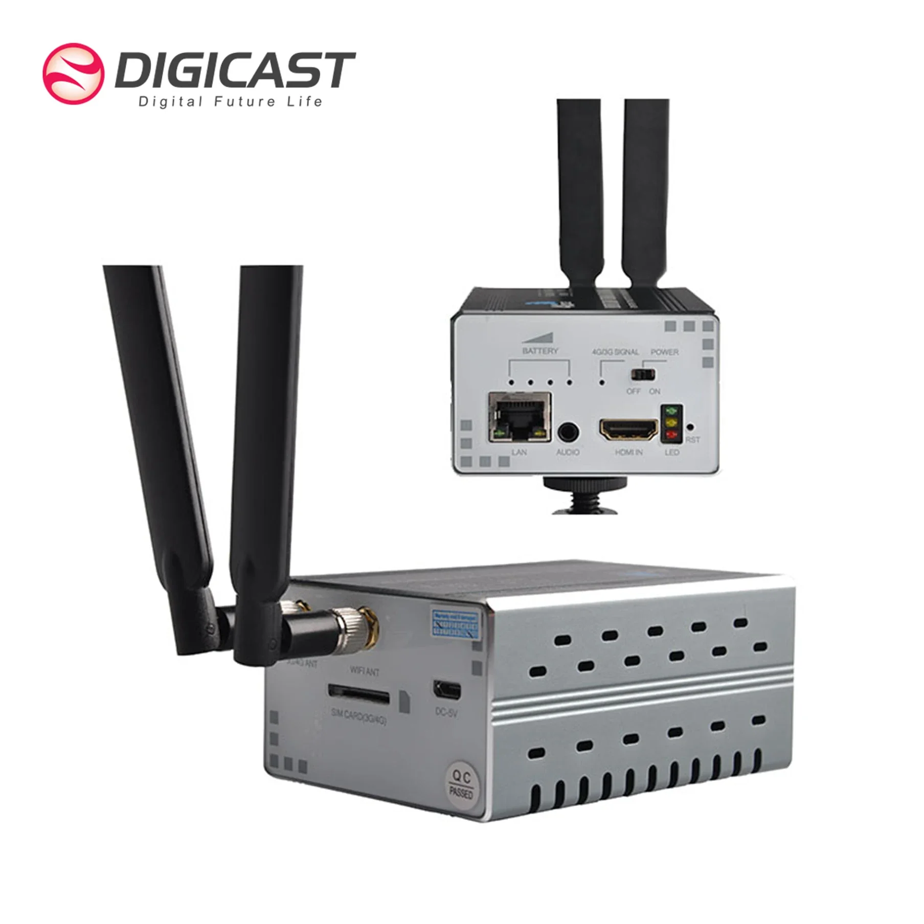 DIGICAST DMB-8900N High Quality Low Latency SRT HLS RTP HD Live Streaming Encoder hd Mi 4G LTE Encoder factory