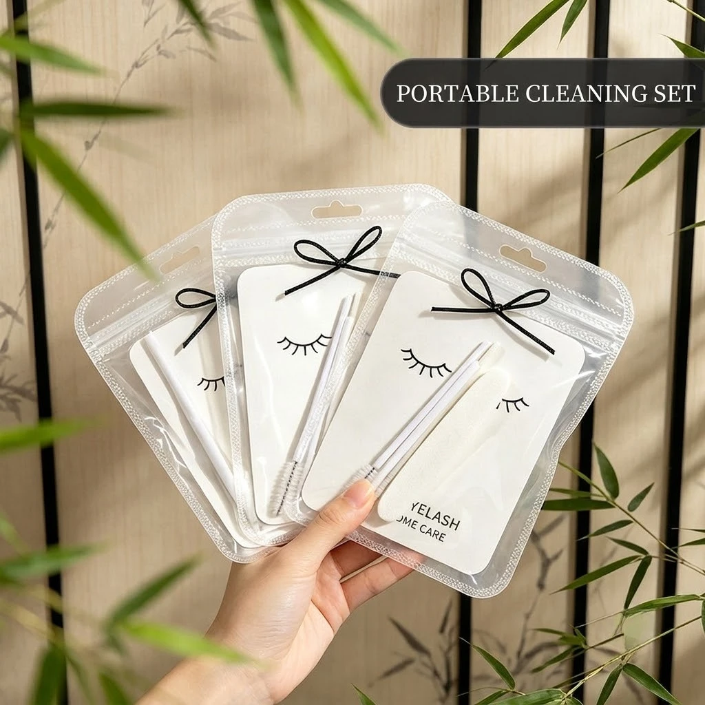 مجموعة حقائب العناية بالرموش - - مراجعة Eyelash Extension Aftercare وسعره