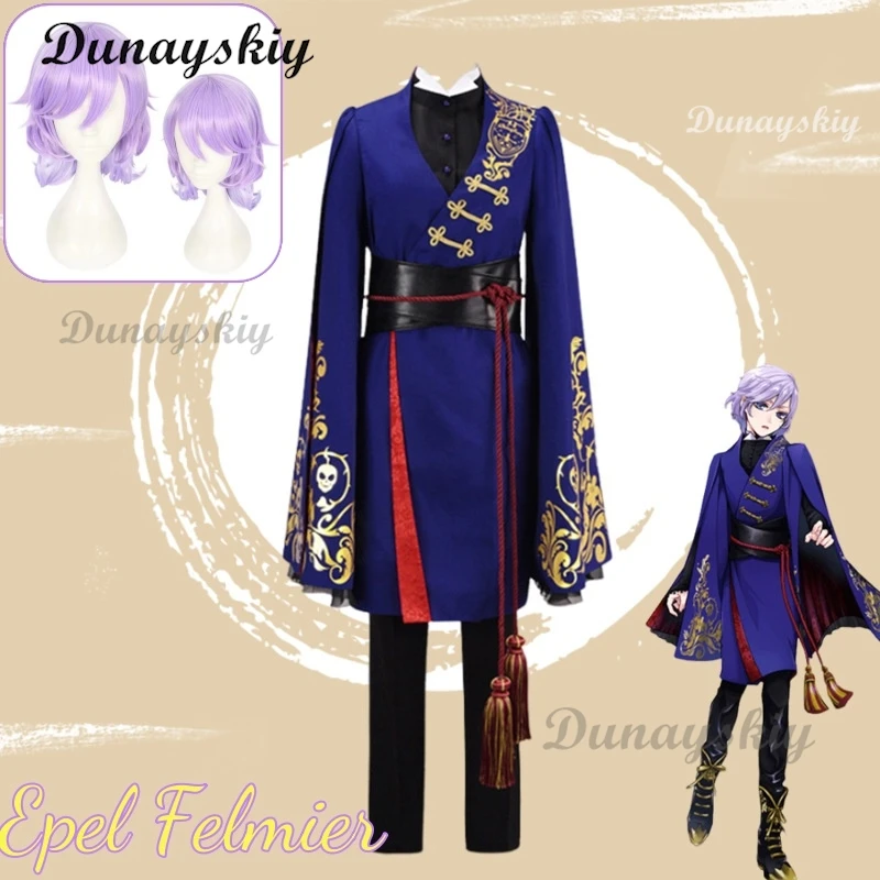 Epel Felmier Cosplay Kostuumkleding Pruik Uniform Cosplay Magische Shift Oogst Dorp Epel Felmier Halloween Party Stage