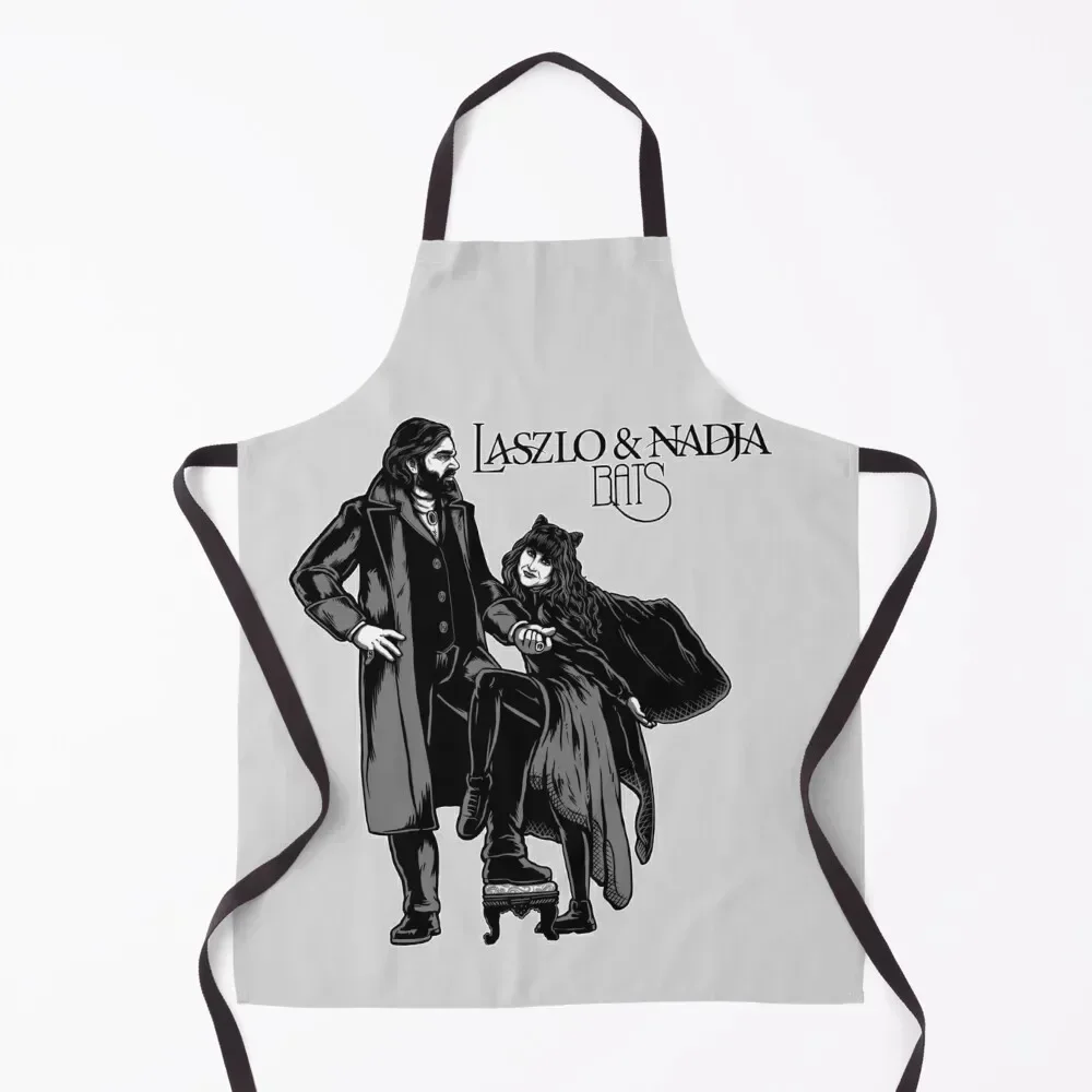

Laszlo & Nadja album cover Apron Kitchen Supplies men with pockets Professional Barber Apron