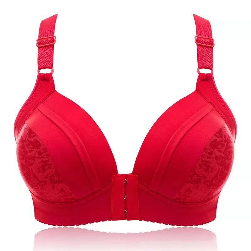 No Steel Ring Front Closure Bra For Women Push Up Bras Sexy Underwear Wireless Bralette Female Comfortable Gather Brassiere Top