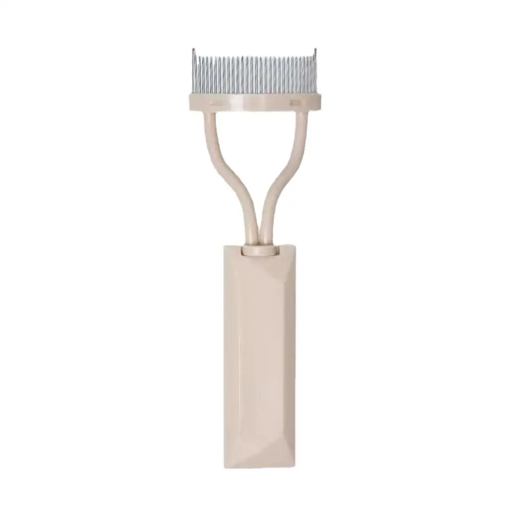 Peigne séparateur de cils, 1 pièce, brosse de maquillage en métal, outil de beauté H2Q2