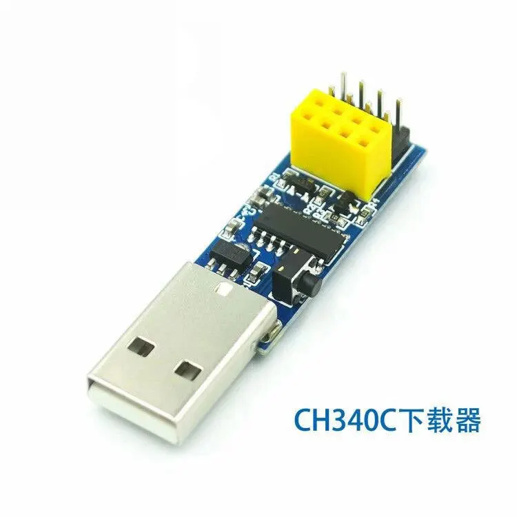 CH340C ESP8266 ESP-01 ESP-01S WIFI Module Programmer Debugger Downloader