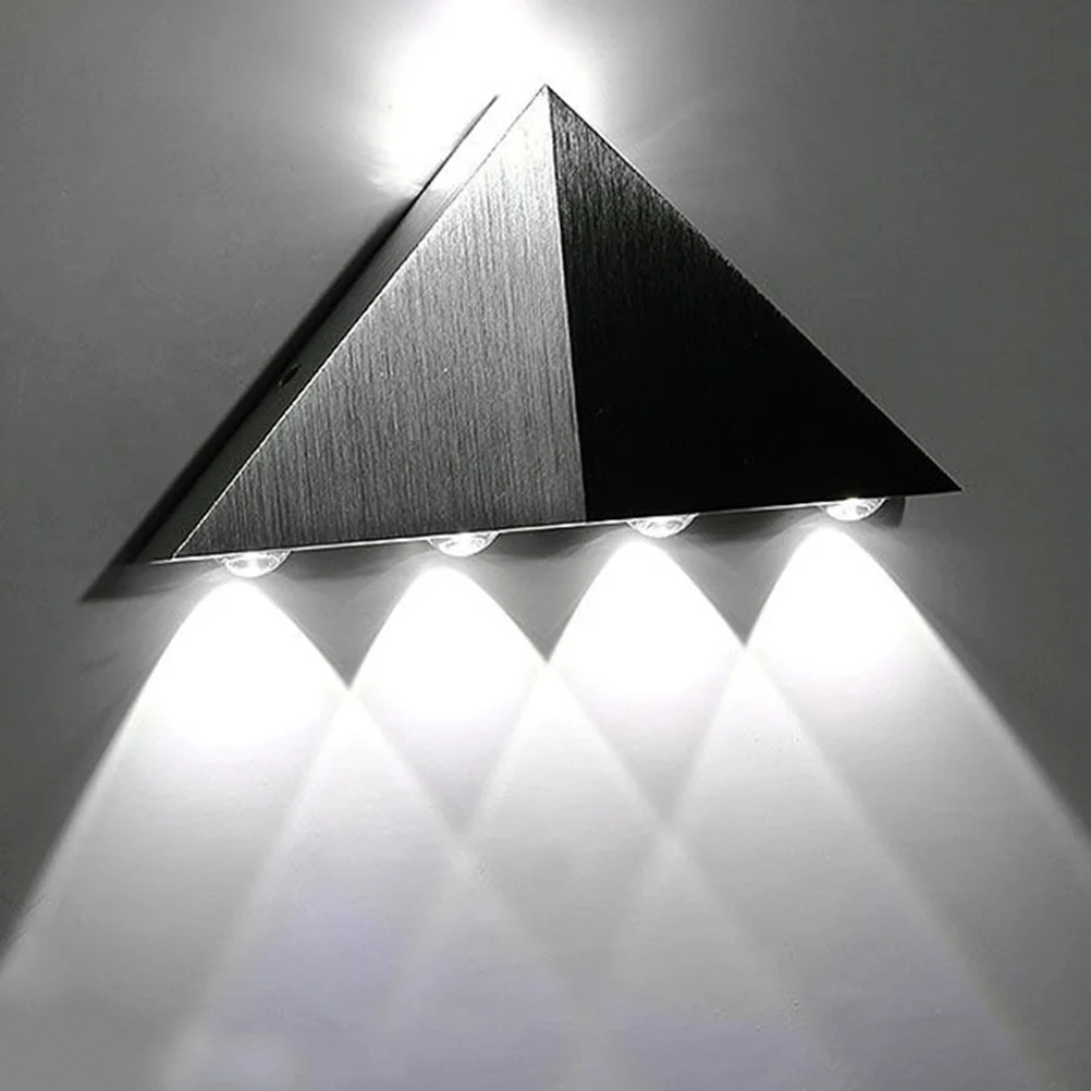 

-265V 5W Stainless Steel Triangle LED Wall Light Lamp (White) LED wall lamp Stainless steel LED wall light